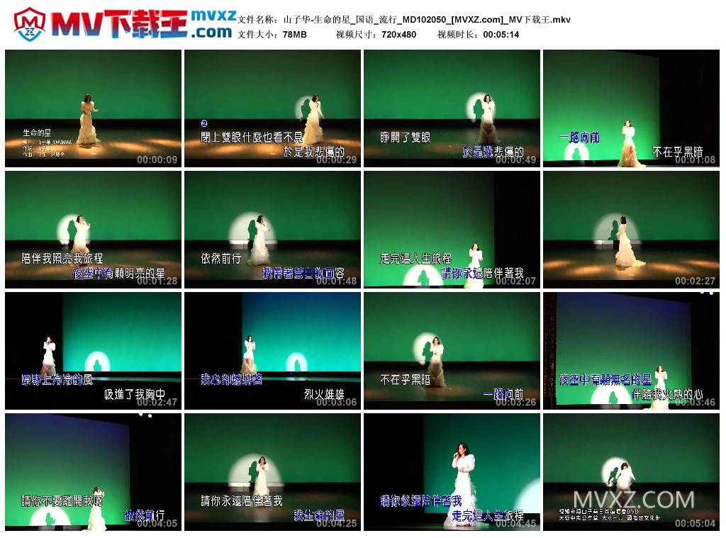 山子华-生命的星_国语_流行_MD102050